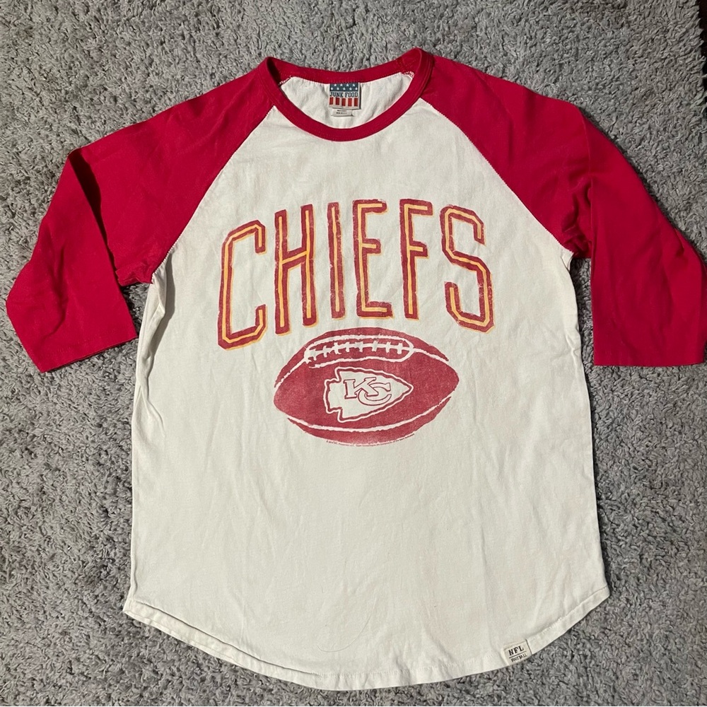 Junk Food Chiefs long sleeve tshirt